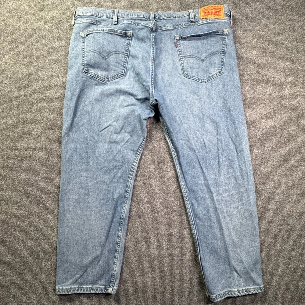 Levis 502 Jeans Mens 42x26 Blue Regular Taper Fit Denim